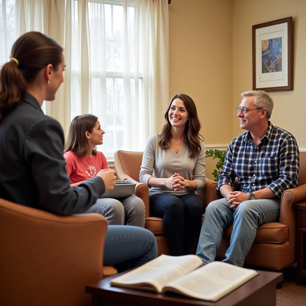 Compassionate end-of-life counseling session at the Neptune Society Atlanta