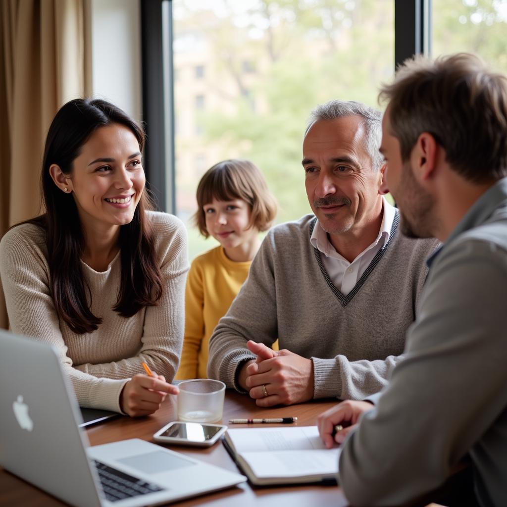 Family Discussing End-of-Life Wishes