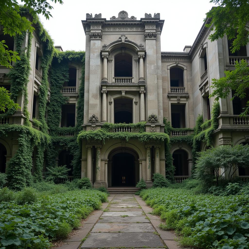 The grand, decaying headquarters of the New England Technocrat Society