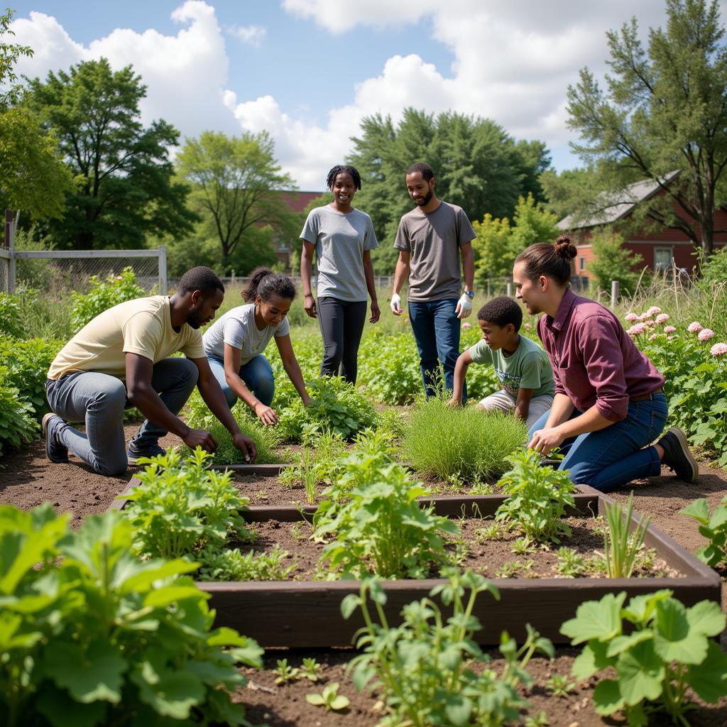 Building a New Society STL: Community Garden