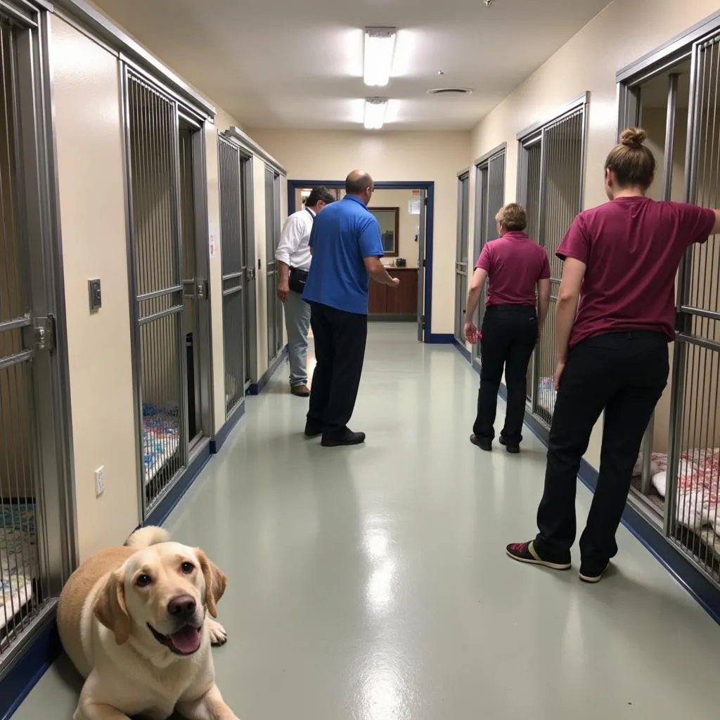 Newark DE Humane Society animals receiving care in a shelter