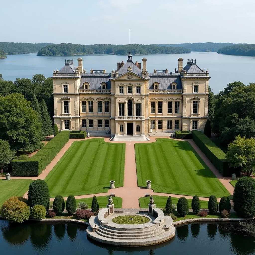 The Marble House in Newport, Rhode Island, used as a filming location for High Society