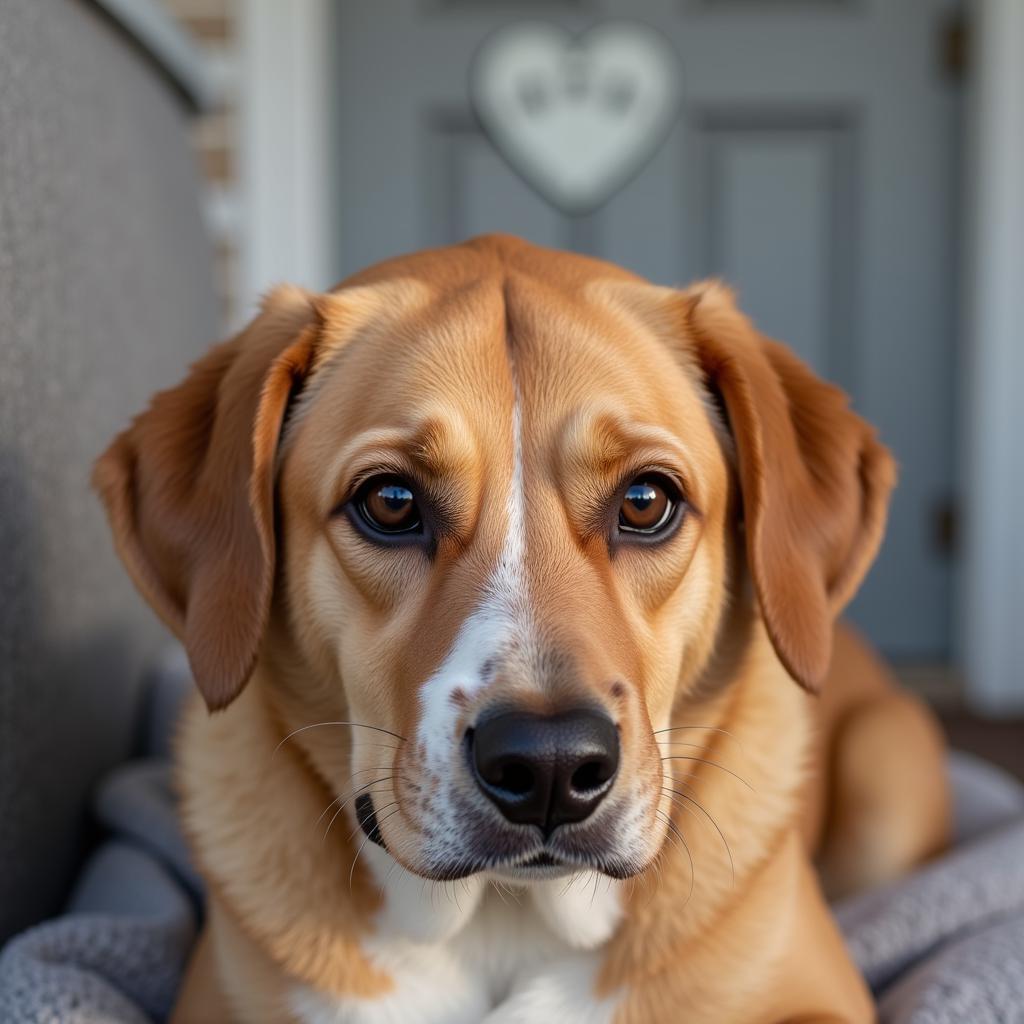 Dog awaiting adoption at NCAHS