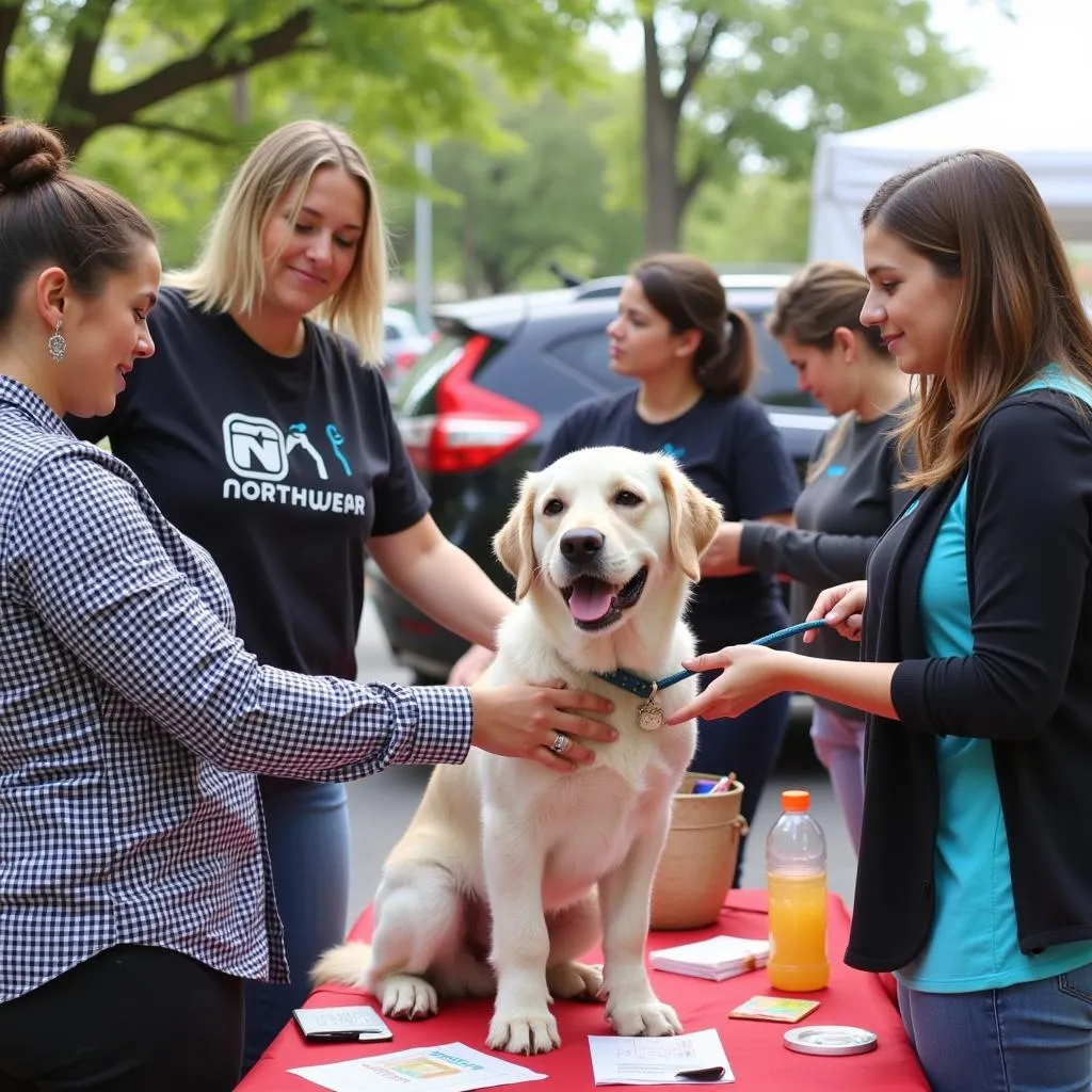 Adoption event at the Northwest Georgia Humane Society