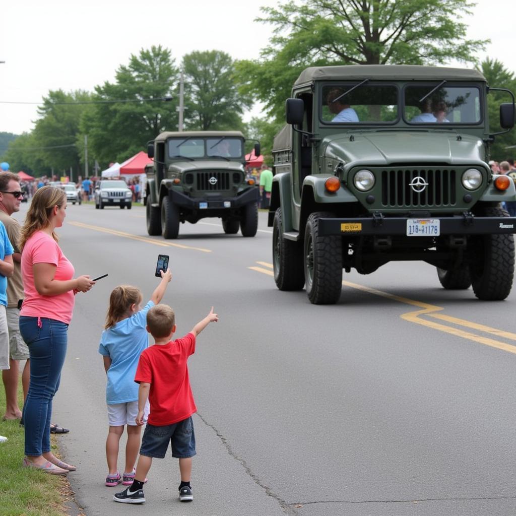 Families Attend the Ohio Valley Military Show