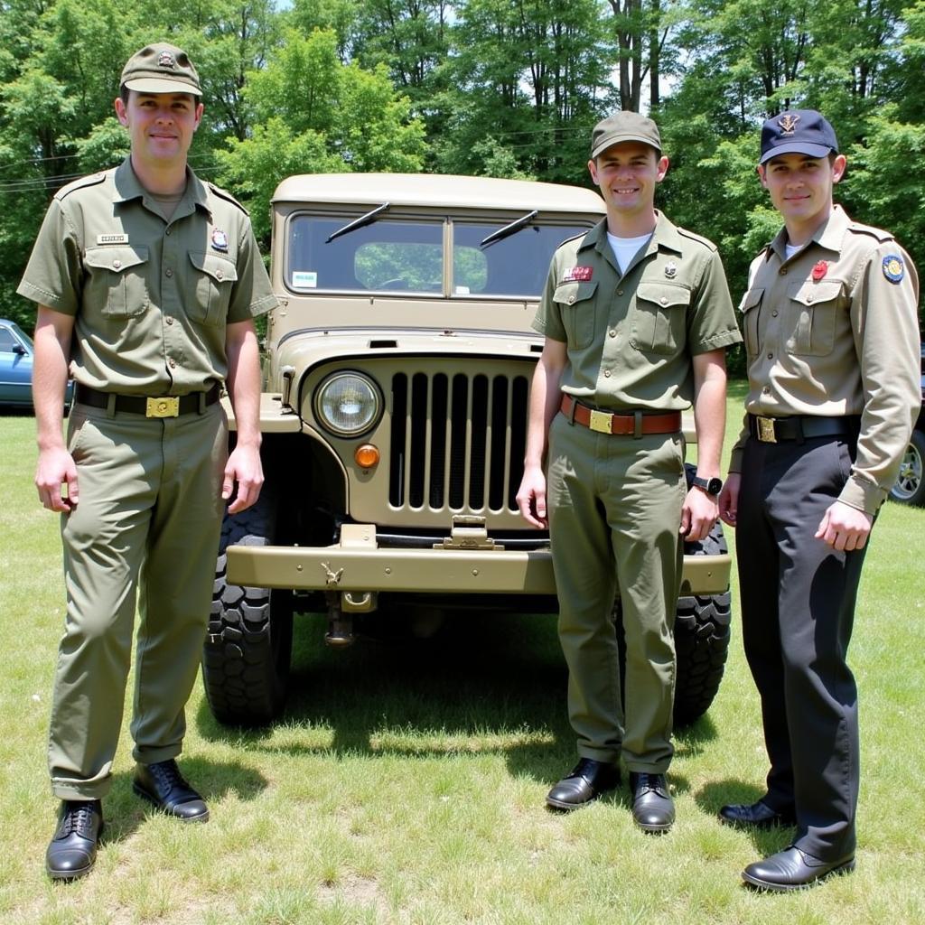 Ohio Valley Military Show Reenactors