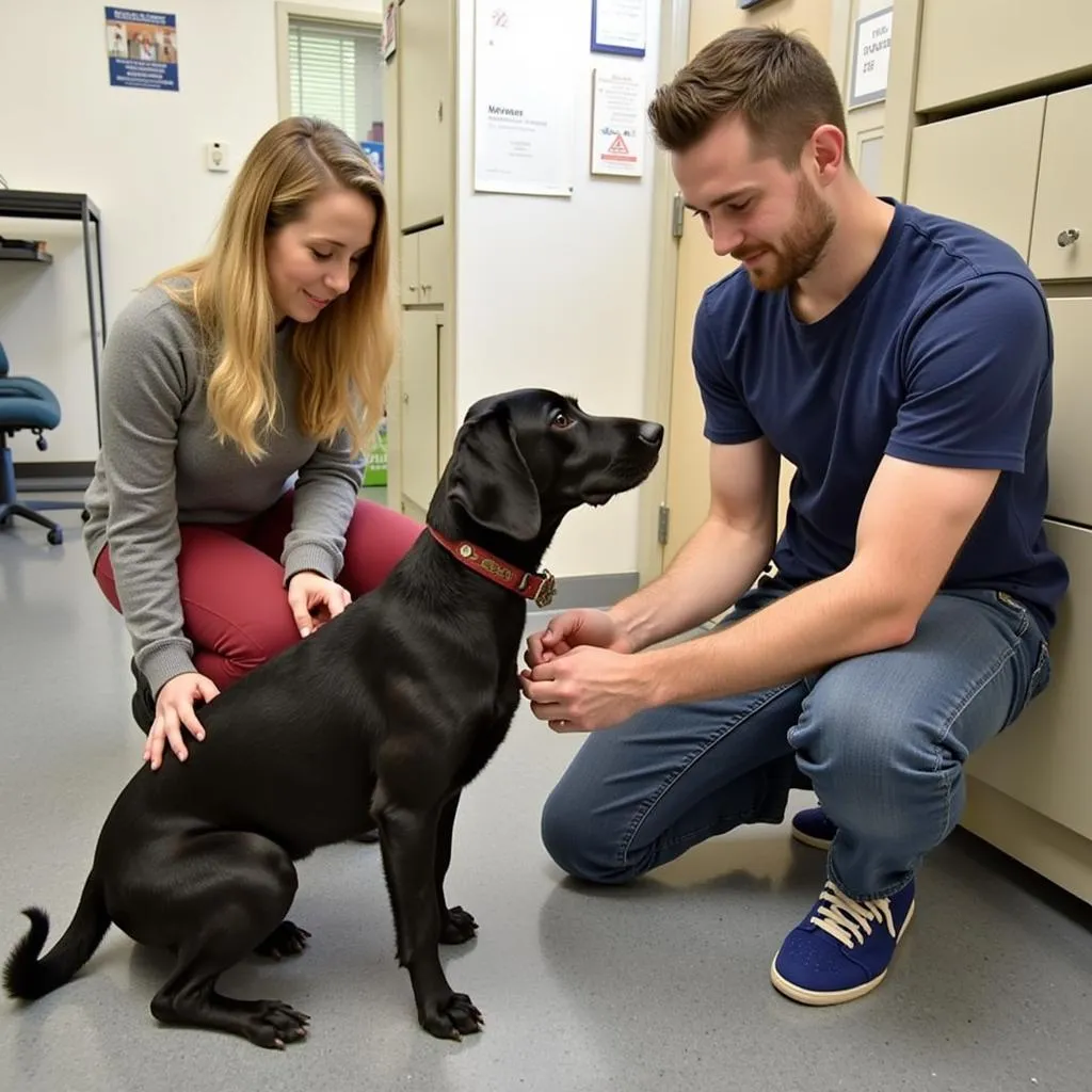 Adoption process at Old Town Humane Society Maine