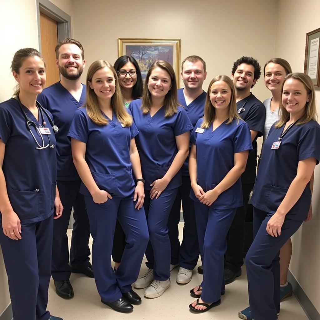 The dedicated veterinary team at the Oregon Humane Society