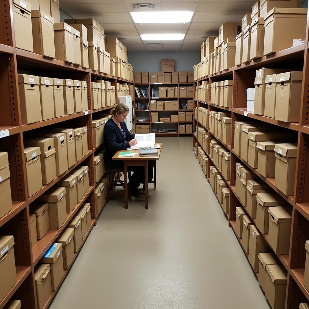 Archival Collection at Otter Tail Historical Society