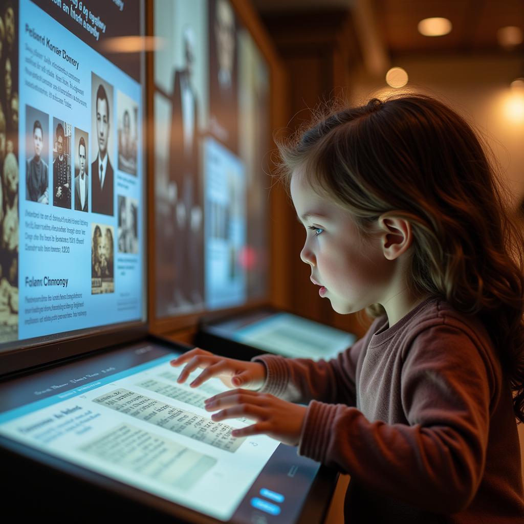 Interactive Exhibit at the Otter Tail Historical Society