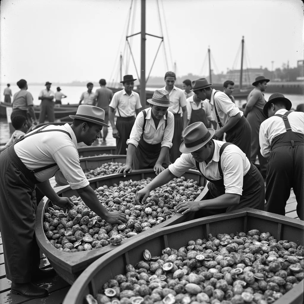 Historic oyster harvest in Petersburg VA