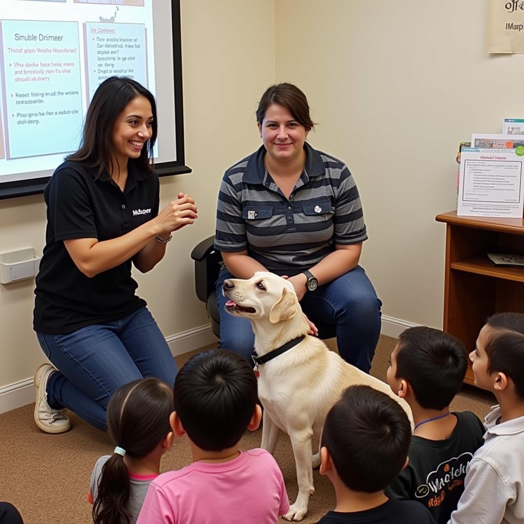 Palestine Humane Society conducting community outreach program