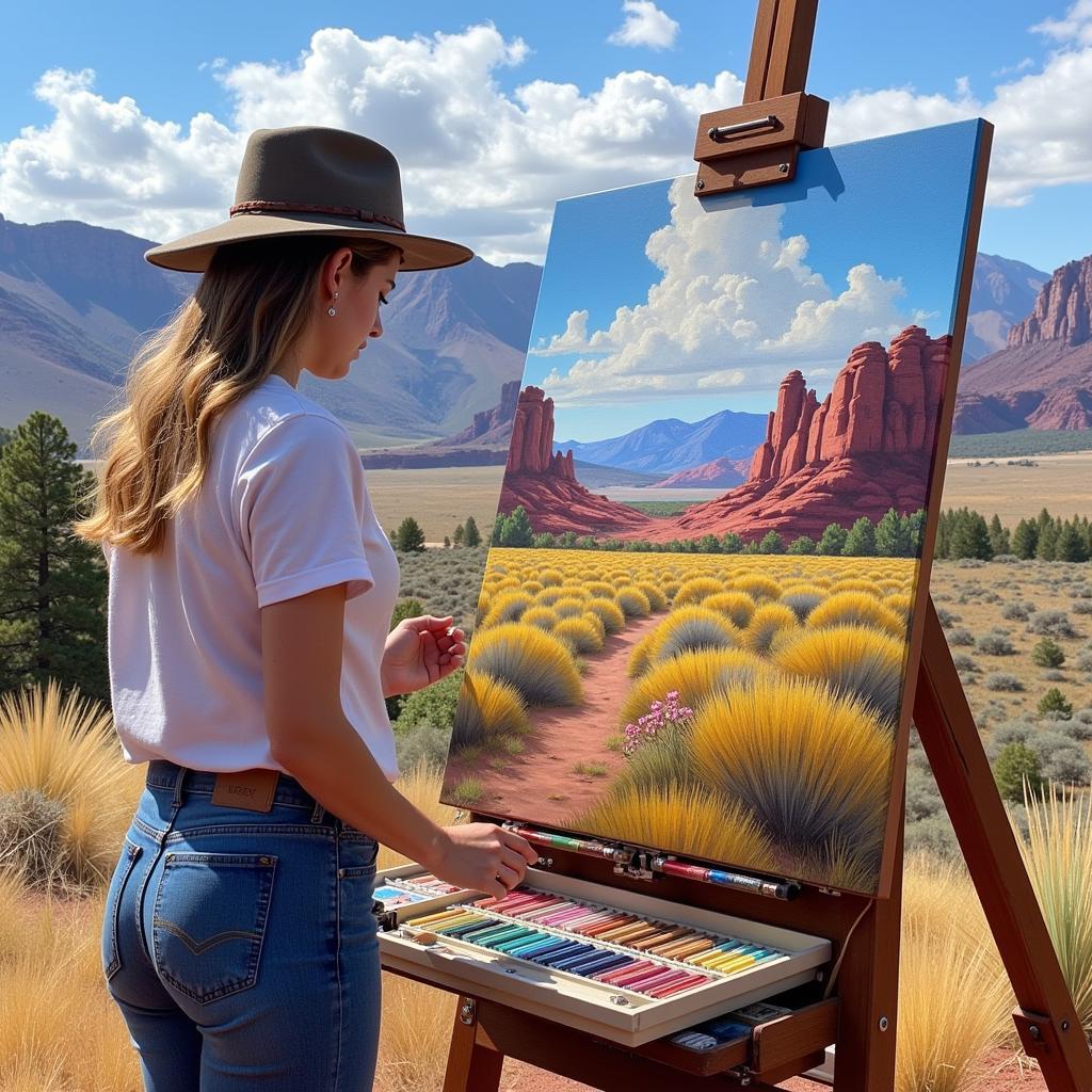 Pastel Artist Capturing the New Mexico Landscape