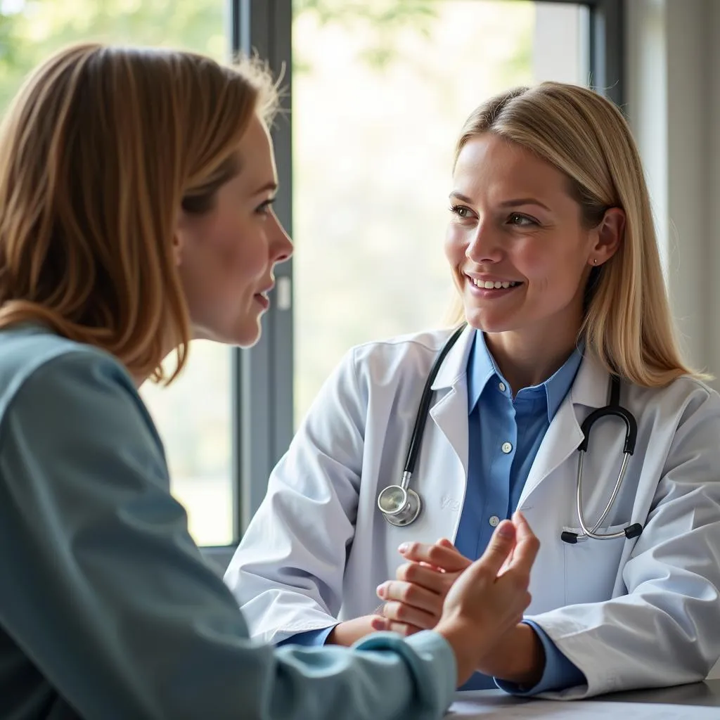 Patient and Doctor Discussing Treatment Plan