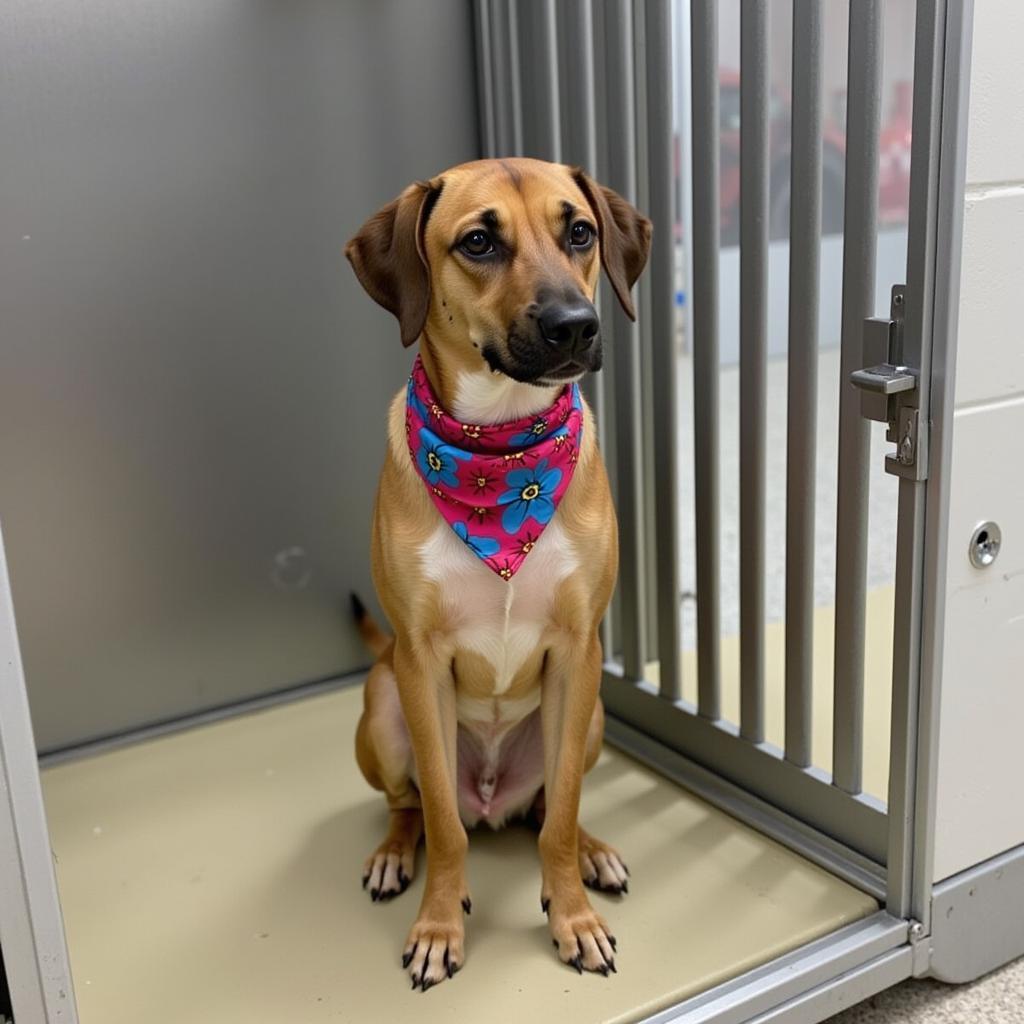 Dog awaiting adoption at the Paulding County Humane Society