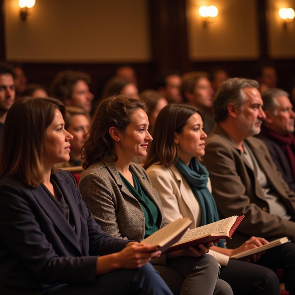 Diverse Community Gathered for Poetry Reading