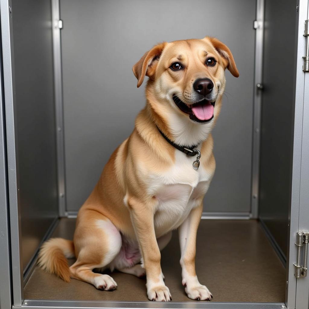 Dog awaiting adoption at Portage County Humane Society