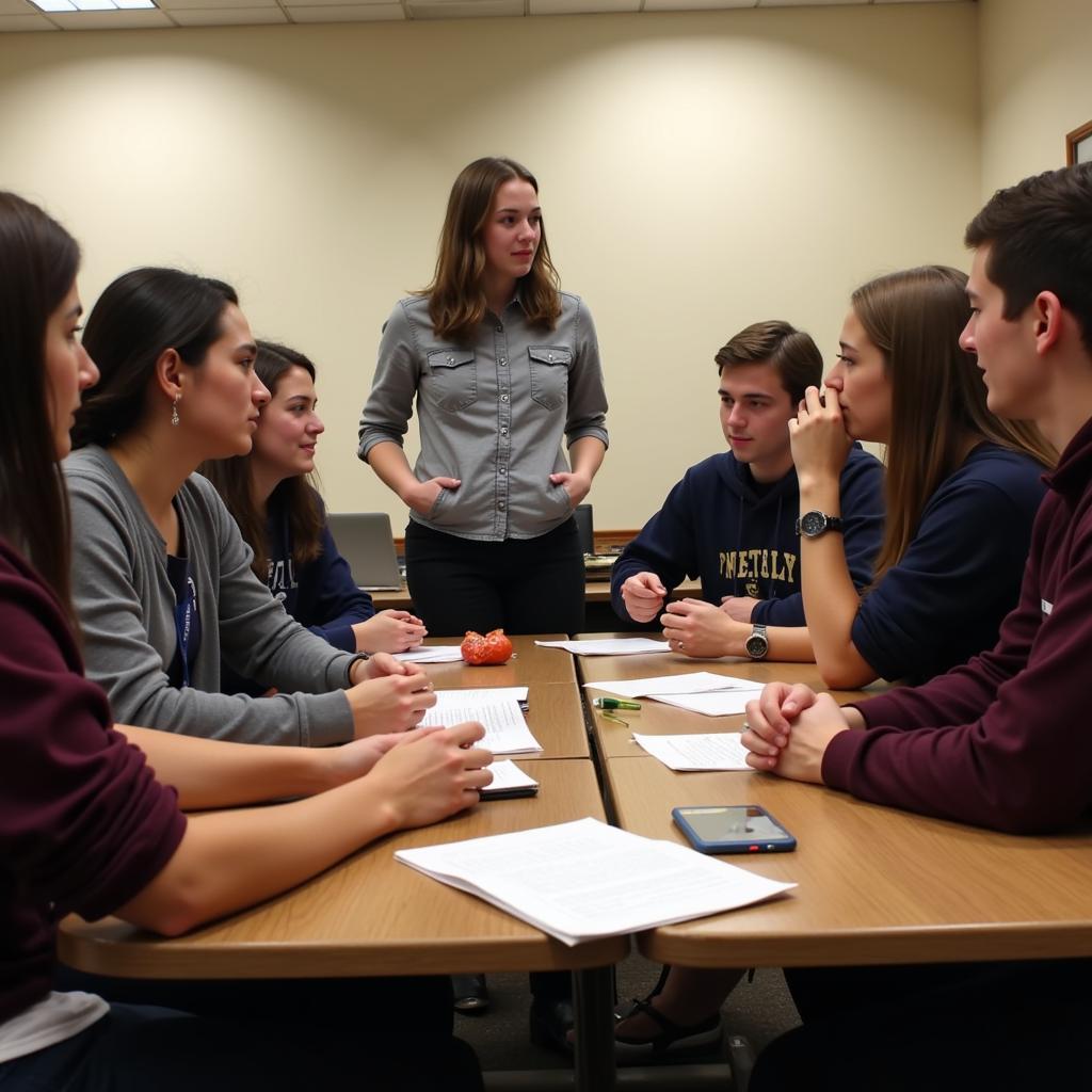 Pre-Vet Society Meeting at TAMU