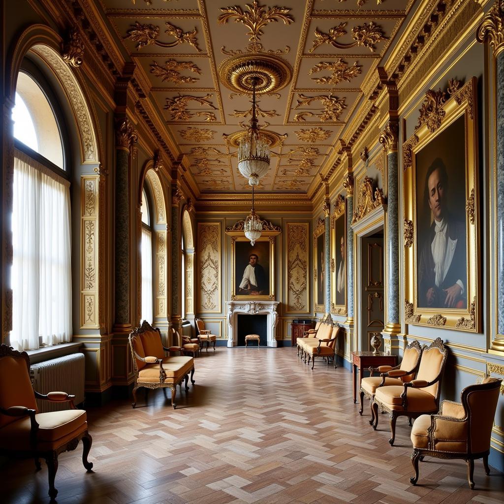 Marble House Interior, Newport, RI: A Display of Gilded Age Opulence