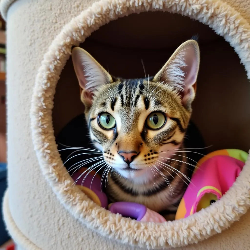 Cat awaiting adoption at Presque Isle Humane Society