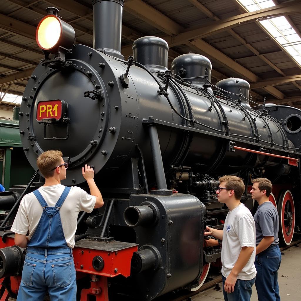 Restoring a PRR Steam Locomotive