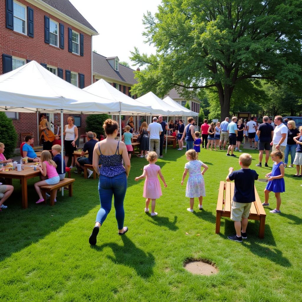 A community event at the Pultneyville Historical Society