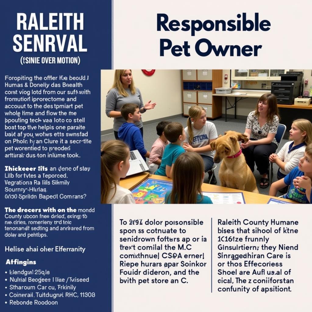 Raleigh County Humane Society Community Outreach