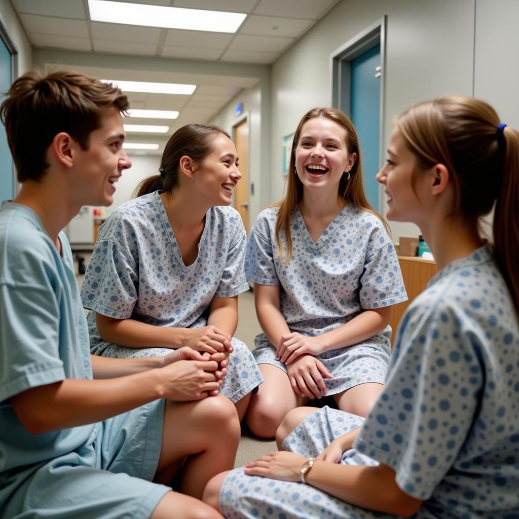 Red Band Society - Friends laughing together