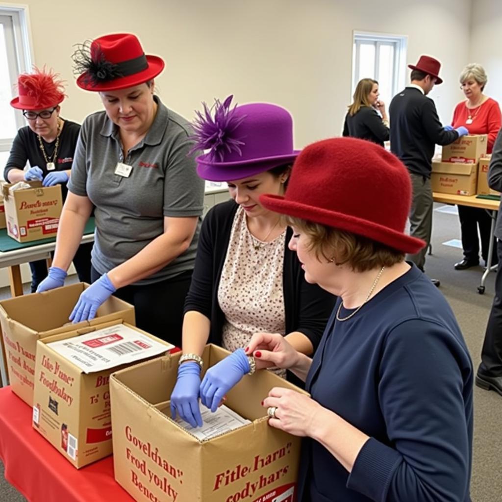 Red Hat Society Community Service Event