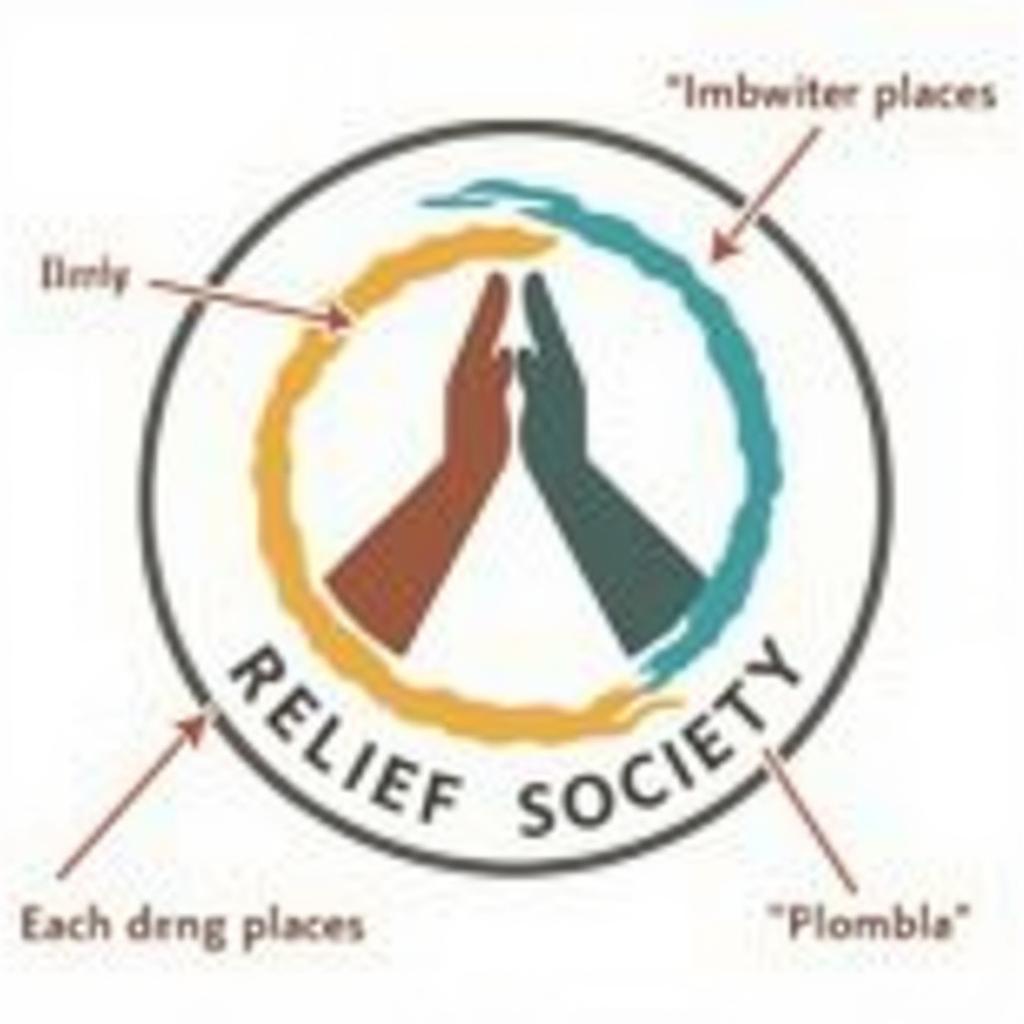 Relief Society Logo Elements Breakdown