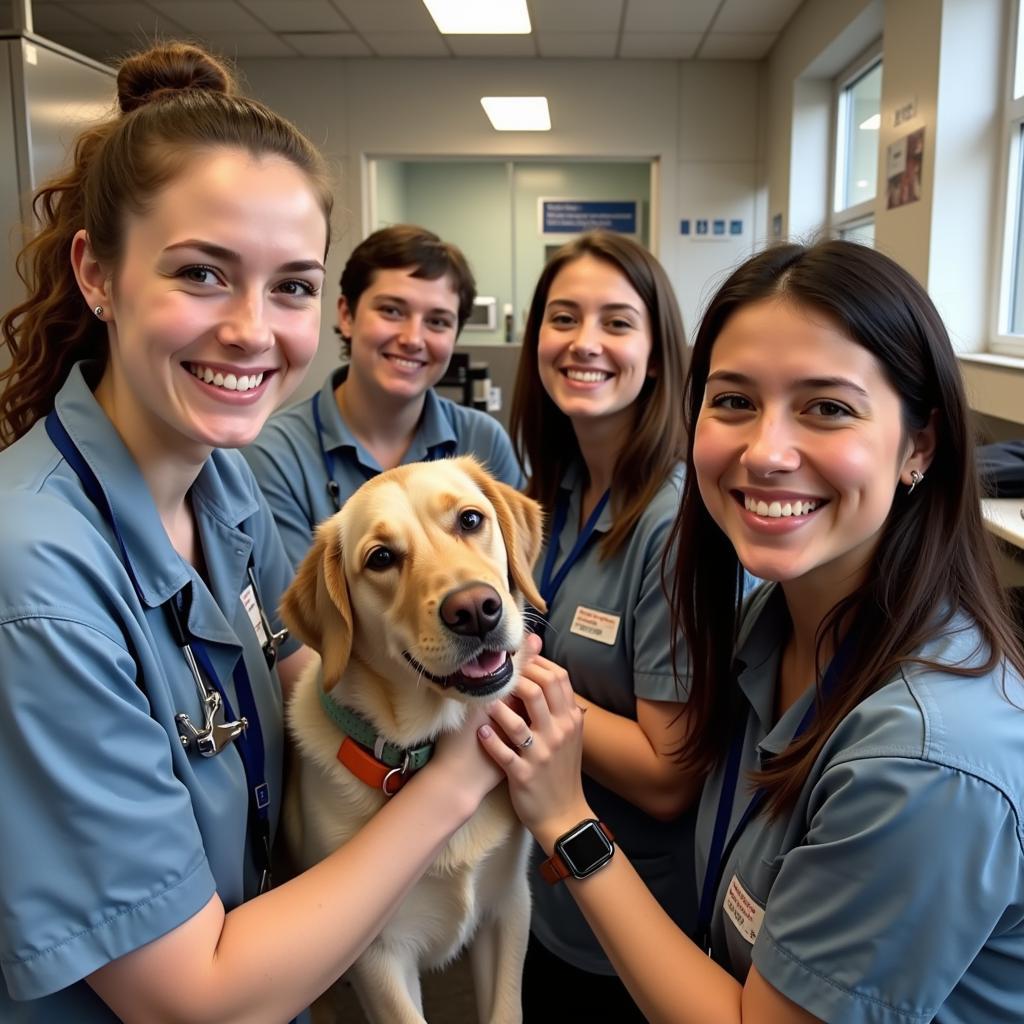 Volunteers at the Richmond KY Humane Society