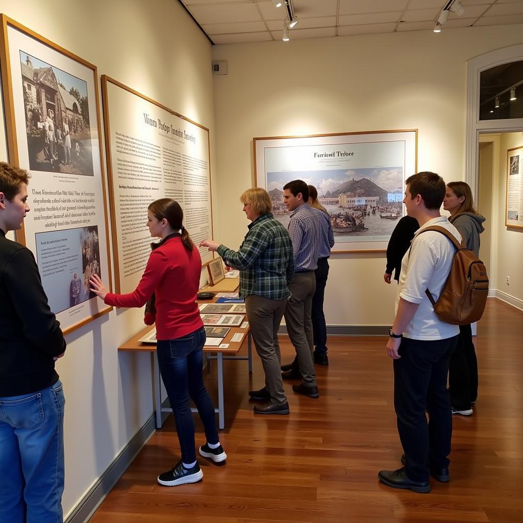 Interactive Exhibit at the Ripon Historical Society