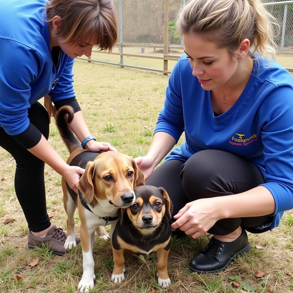 Rescue efforts at Riverside Humane Society