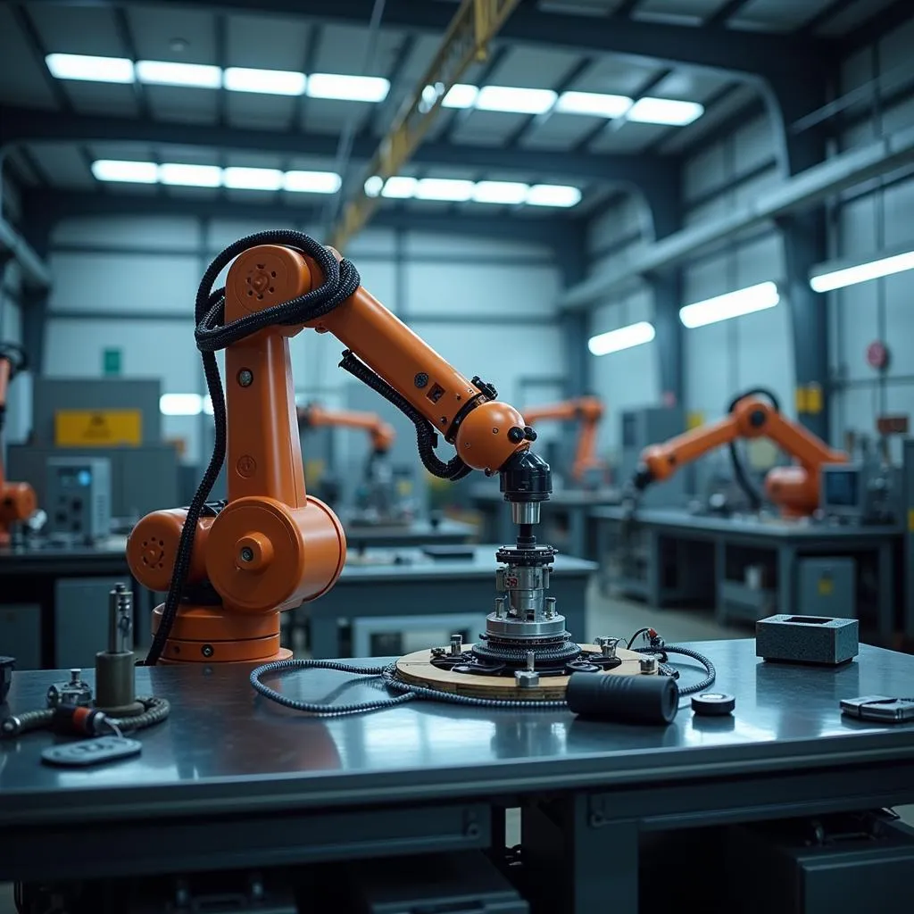 Robotic Arm in Factory