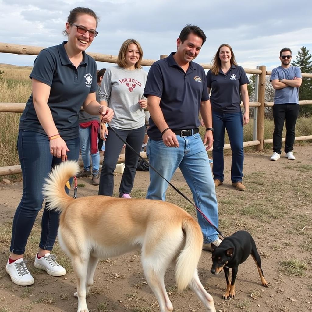 Rock Springs Humane Society Volunteer Dog Walker