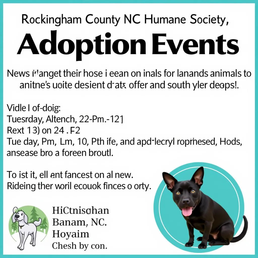 Adoption Event at the Rockingham County NC Humane Society