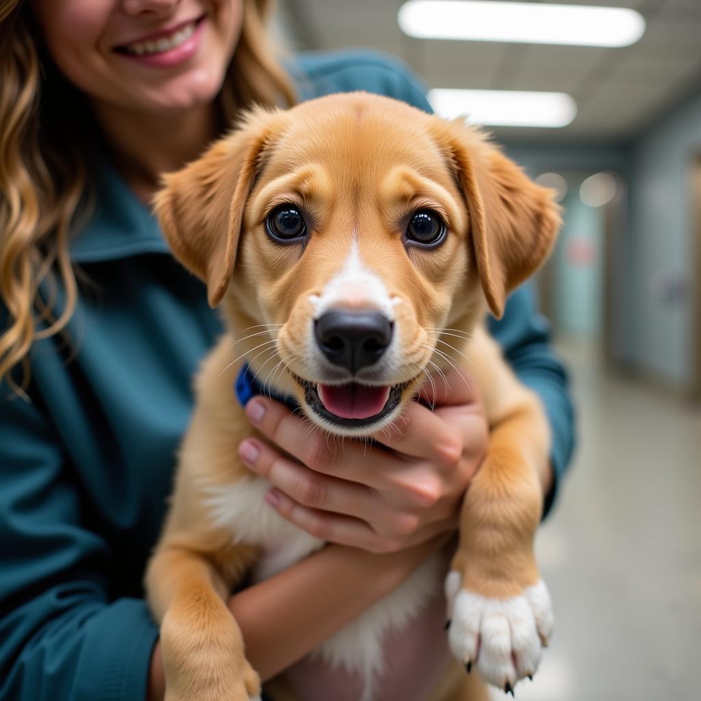 Playful Puppy Awaits Adoption at Rockville Humane Society