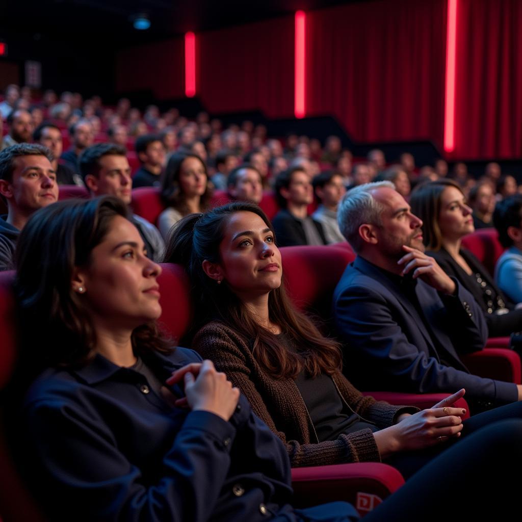 Engaged Audience at the Roxy Theater