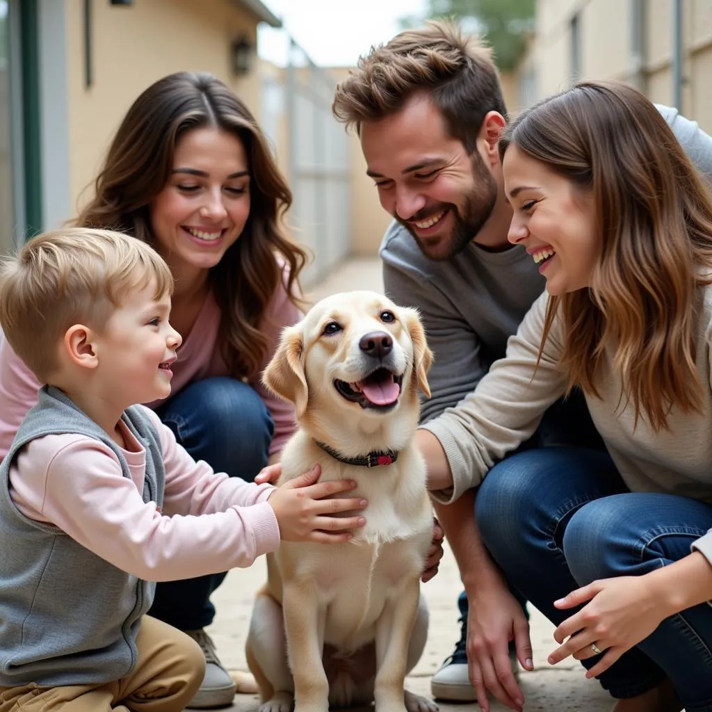 Dog adoption at Ruidoso Humane Society