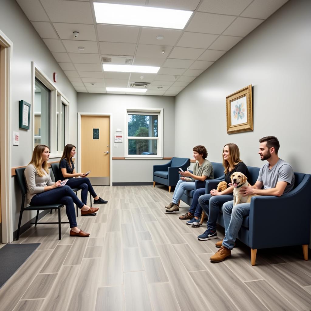 San Antonio Humane Society Wellness Clinic Interior Waiting Area