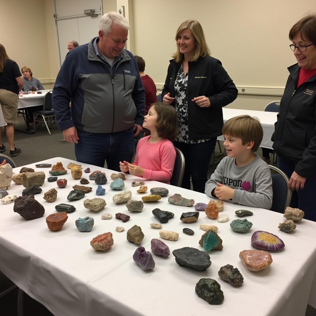 A gathering of the San Diego Mineral & Gem Society