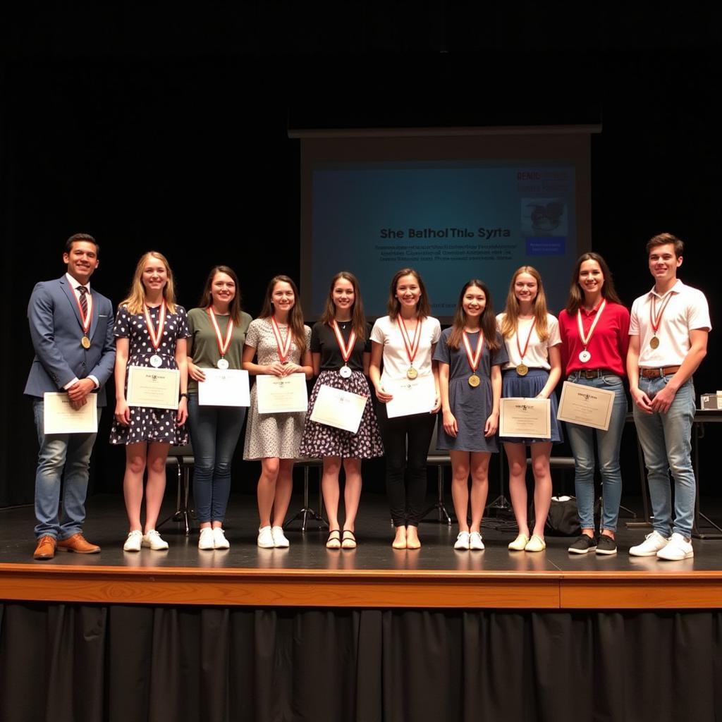 Induction Ceremony for Science National Honor Society