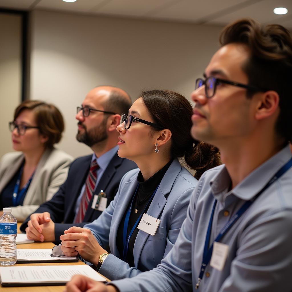 SDOK members attending a professional conference