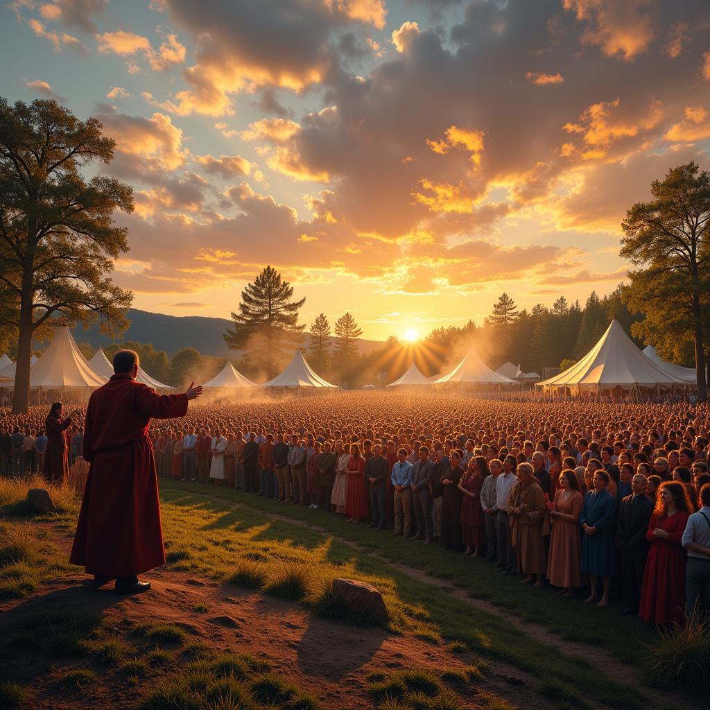 Second Great Awakening Camp Meeting