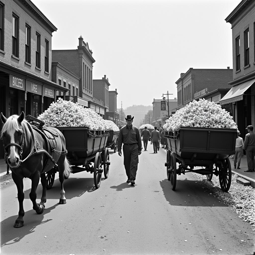 Senoia's Cotton Industry in its Heyday