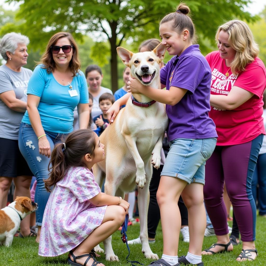 Community event at Shelby Humane Society