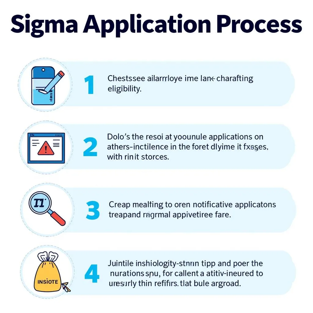 Steps in the Sigma Application Process