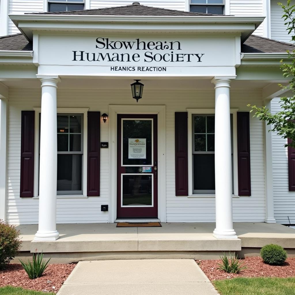 Exterior view of the Skowhegan Humane Society