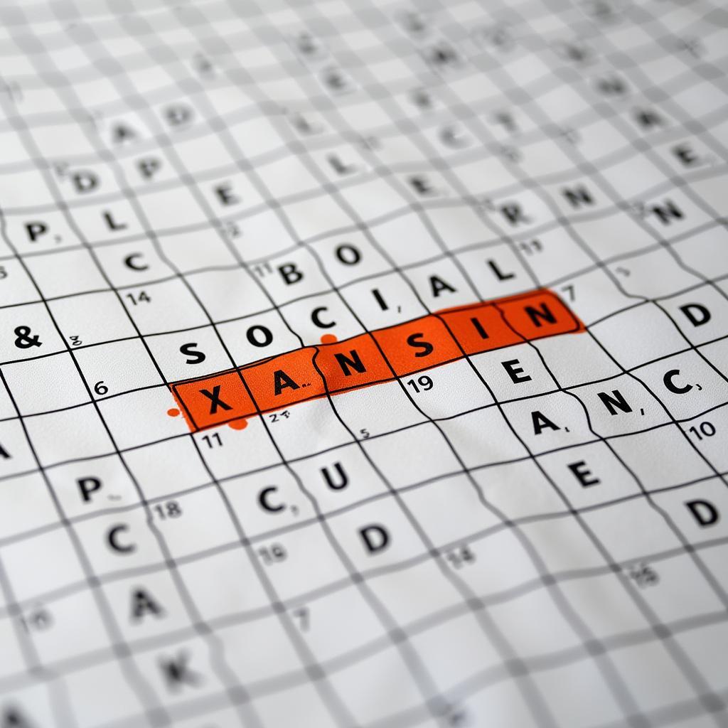 Crossword Puzzle Highlighting Social Exclusion