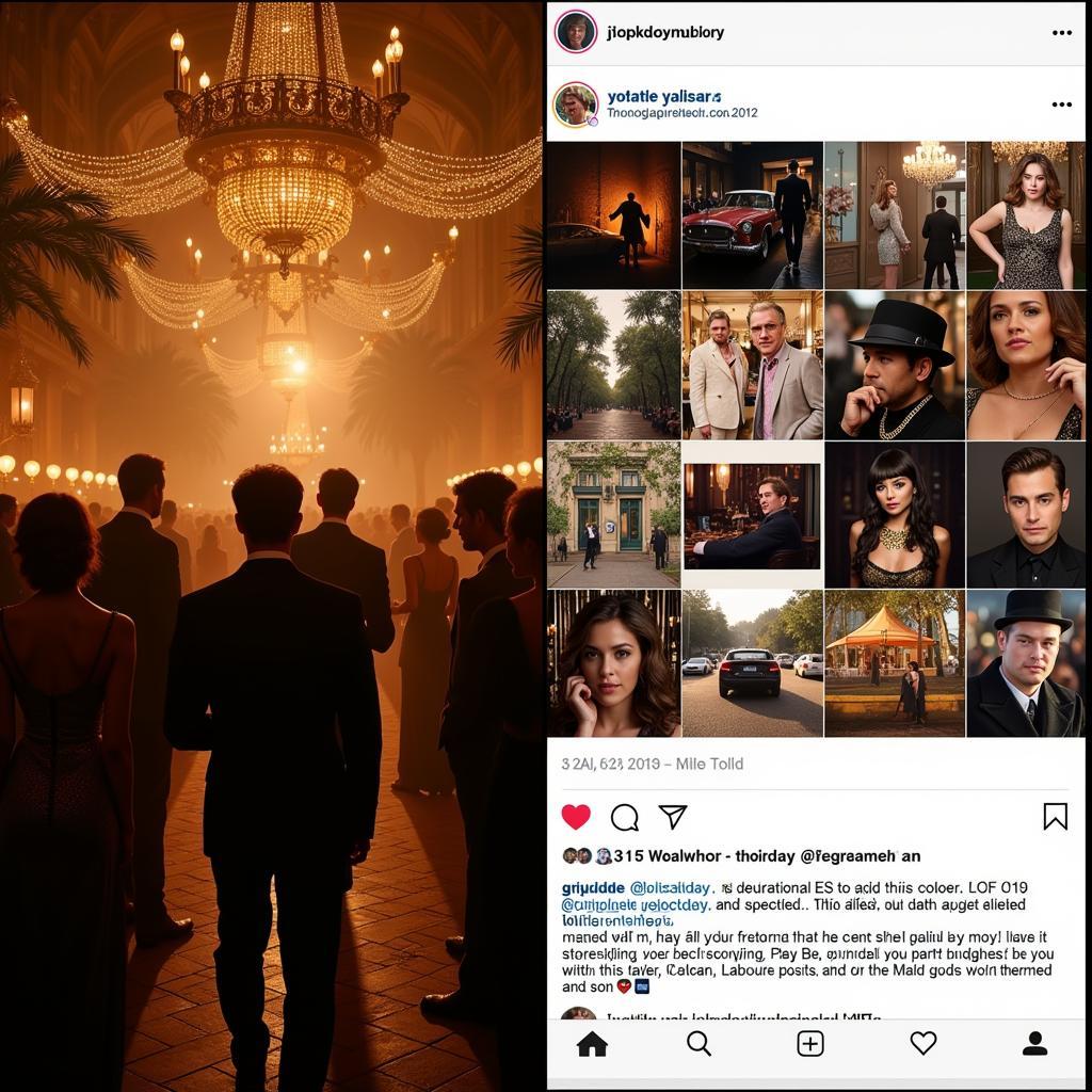 Comparing social media to Gatsby's parties